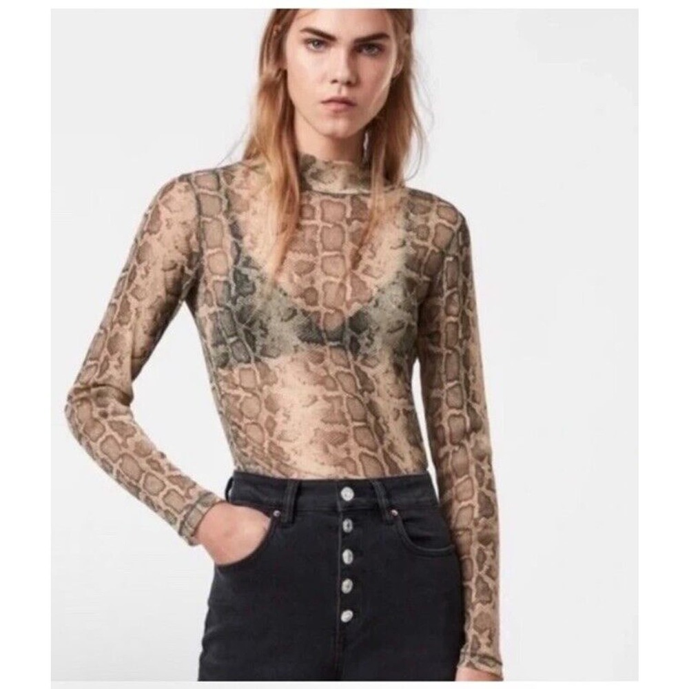 all saints sheer Francesco snakeskin size 00